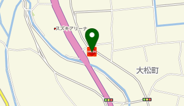 [EV]篠原石油(株) ENEOS セルフ大松SSの地図画像