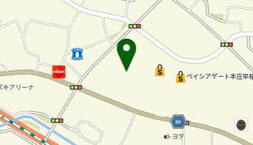 [EV]ベイシア 本庄早稲田ゲート店 (平面P 西側)の地図画像