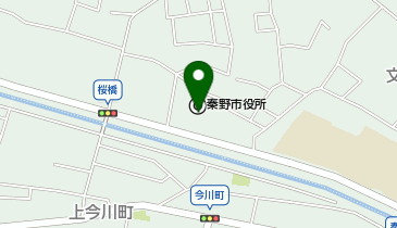 [EV]秦野市 市役所本庁舎の地図画像