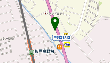 [EV]フライングガーデン 杉戸高野台店の地図画像