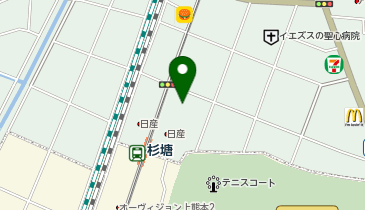 [EV]熊本トヨタ自動車(株) 上熊本店の地図画像