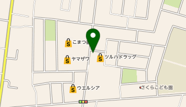 [EV]ツルハドラッグ 東根神町店の地図画像