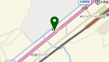 [EV]熊本トヨタ自動車(株) 水俣店の地図画像