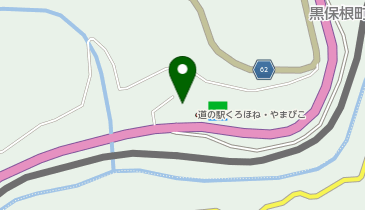 [EV]桐生市 道の駅 くろほね・やまびこの地図画像