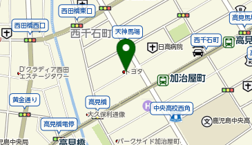 [EV]鹿児島トヨタ自動車(株) 鹿児島店の地図画像