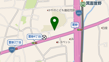 [EV](株)パワーエックス Hanshin BMW 箕面支店の地図画像