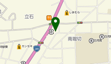 [EV](株)東邦銀行 白河支店の地図画像