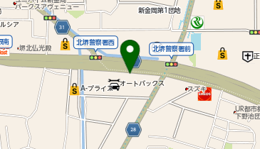 [EV]フォーシーズンズ(株) Jeep堺の地図画像