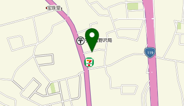 [EV]セブンイレブン宇都宮野沢店の地図画像