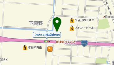 [EV]上新電機(株) ジョーシン新津店の地図画像