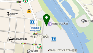 [EV]帝国ホテル大阪 (地下P)の地図画像
