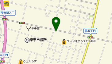 [EV](株)オータニ フードオアシス幸手店の地図画像