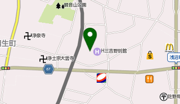 [EV](有)ホテル三吉野別館 ホテル三吉野別館の地図画像