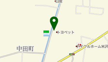 [EV]山形トヨペット(株) 米沢店の地図画像