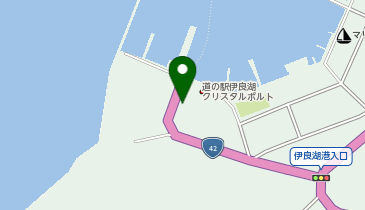 [EV]田原市 道の駅 伊良湖クリスタルポルトの地図画像