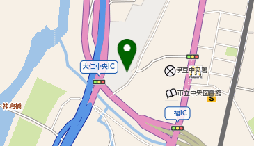 [EV]伊豆の国市 道の駅 伊豆のへその地図画像