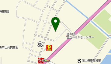 [EV]日立市 道の駅 日立おさかなセンターの地図画像