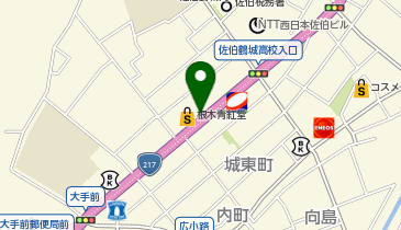 [EV]佐伯回転寿司マルマンの地図画像