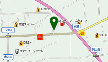[EV]JAファーマーズ Aコープ八女店の地図画像