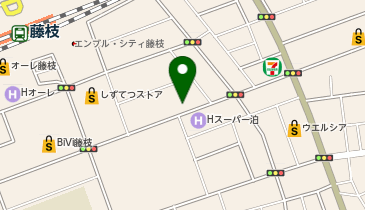 [EV]マルハン藤枝駅南店 パチンコ館 (屋上P)の地図画像