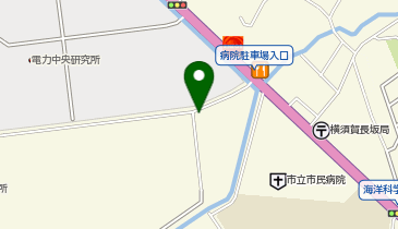 [EV]横須賀市立市民病院 駐車場の地図画像