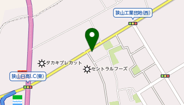 [EV]フライングガーデン 狭山店の地図画像