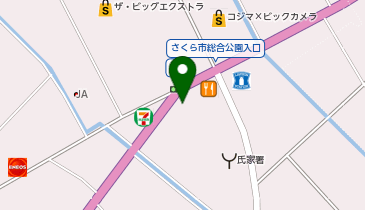 [EV]フライングガーデン 氏家店の地図画像