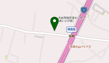 [EV]小山市大谷市民交流センター「あいとぴあ」の地図画像
