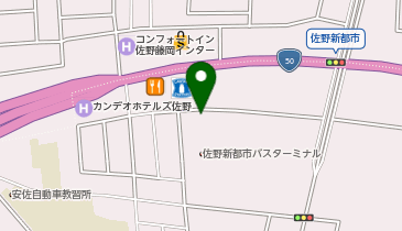 [EV]佐野新都市バスターミナルの地図画像
