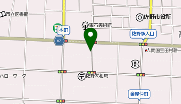 [EV]佐野市万町駐車場の地図画像