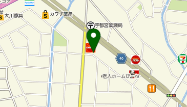 [EV]フライングガーデン 東簗瀬店の地図画像
