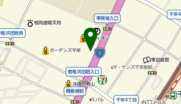 [EV]エディオン ガーデンズ千早東店 (イーストP)の地図画像