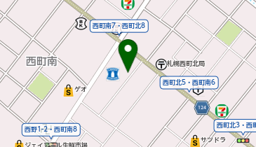 [EV]イーグルウエスト西町店の地図画像