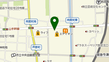 [EV]エディオン西宮店の地図画像