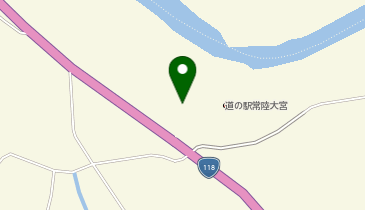 [EV]常陸大宮市 道の駅 常陸大宮の地図画像