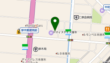 [EV]アイコニア・ホスピタリティ(株) ホテルマイステイズ厚木 (第1P)の地図画像