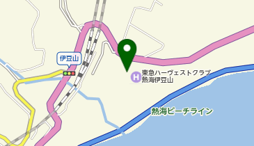 [EV]東急リゾーツ&ステイ(株) 東急ハーヴェストクラブ VIALA熱海伊豆山の地図画像