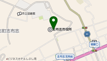 [EV]志布志市 志布志庁舎の地図画像