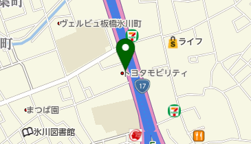 [EV]トヨタモビリティ東京(株) 板橋氷川町店 (東京トヨペット)の地図画像