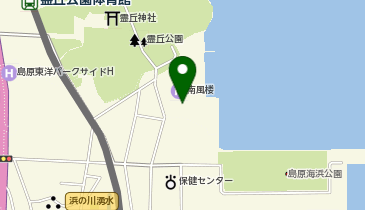 [EV]島原温泉 ホテル南風楼の地図画像