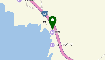 [EV](有)小松興業 海辺のかくれ湯 清流の地図画像