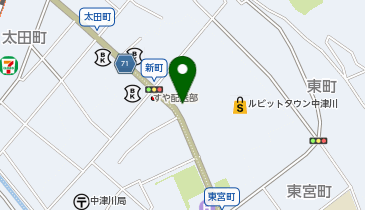 [EV](株)バロー ルビットタウン中津川の地図画像