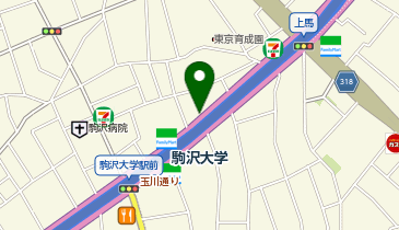 [EV]トヨタモビリティ東京(株) 上馬店 (東京トヨペット)の地図画像