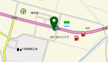 [EV]一関市 道の駅 かわさき (川崎農林水産物直売・食材供給施設)の地図画像