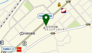 [EV]いわき市 内郷コミュニティセンターの地図画像