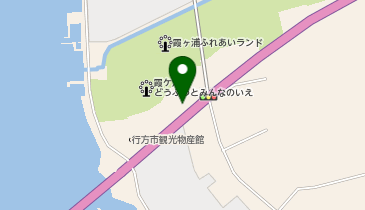 [EV]行方市 道の駅 たまつくりの地図画像