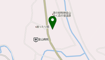 [EV]下呂市 道の駅 飛騨金山ぬく森の里温泉の地図画像