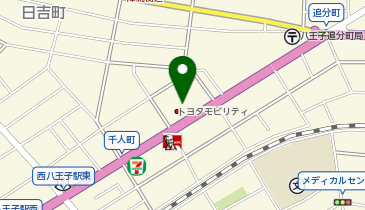 [EV]トヨタモビリティ東京(株) 八王子いちょう通り店 (東京トヨペット)の地図画像