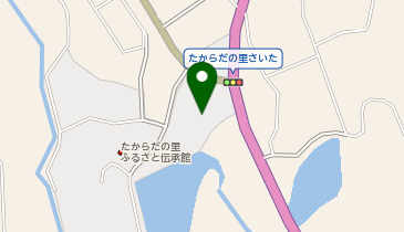 [EV]三豊市 道の駅 たからだの里さいたの地図画像