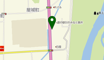 [EV]長井市 道の駅 川のみなと長井の地図画像